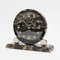 Art Deco French Black Marble Clock, 1930s 1