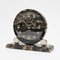 Art Deco French Black Marble Clock, 1930s, Image 1