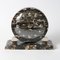 Art Deco French Black Marble Clock, 1930s, Image 7