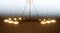 Lampada da soffitto in ottone di Rupert Nikoll, Immagine 2