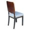 Art Deco Italian Light Blue Side Chair by Osvaldo Borsani for Atelier Borsani Varedo, 1930s 2