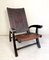 Mid-Century Modern Ecuadorian Wood and Leather Folding Chair by Angel Pazmino for Furniture Style 2