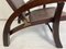 Chaise Pliante Mid-Century Moderne Equatorienne en Bois et en Cuir par Angel Pazmino pour Furniture Style 10