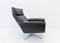 Siesta 62 Black Leather Lounge Chair and Ottoman by Brule for Kaufeld, 1960s, Set of 2 11
