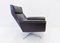 Siesta 62 Black Leather Lounge Chair and Ottoman by Brule for Kaufeld, 1960s, Set of 2 13
