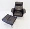 Siesta 62 Black Leather Lounge Chair and Ottoman by Brule for Kaufeld, 1960s, Set of 2 22