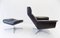 Siesta 62 Black Leather Lounge Chair and Ottoman by Brule for Kaufeld, 1960s, Set of 2, Image 3