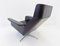 Siesta 62 Black Leather Lounge Chair and Ottoman by Brule for Kaufeld, 1960s, Set of 2, Image 15