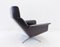 Siesta 62 Black Leather Lounge Chair and Ottoman by Brule for Kaufeld, 1960s, Set of 2 10