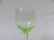 Hand Blown Art Nouveau Uranium Glass Wine Glasses, Set of 8, Image 7