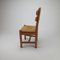 Oak and Straw Dining Chairs, 1950s, Set of 6, Image 7