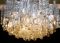 Fuente Crystal Ice Glass Chandelier from Kalmar, 1960s 6