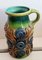 Jarrón de cerámica verde de Bay Keramik, años 70, Imagen 2