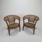 Wicker Armchairs, 1950s, Set of 2 5