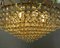 Large Crystal-Plated Ceiling Lamp from Palwa, 1970s 10