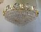 Large Crystal-Plated Ceiling Lamp from Palwa, 1970s 4