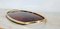 Large Oval Tray in Acrylic Glass Tortoise and Brass, Italy 4