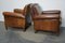 Vintage Dutch Cognac Leather Club Chairs, Set of 2 15