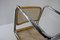 Italian Chrome-Plated & Wood Dining Chairs, 1970s, Set of 6, Image 4