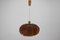 Lámpara colgante Mid-Century grande de chapa de madera de Úluv, años 60, Imagen 3
