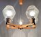 Vintage Chandelier from Drevo Humpolec, Czechoslovakia, 1970s, Image 4