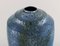 Große Keramik Vase mit Metallischer Glasur 4