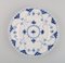 Blue Fluted Full Lace Plates in Openwork Porcelain from Royal Copenhagen, Set of 10 2