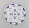 Blue Fluted Full Lace Plates in Openwork Porcelain from Royal Copenhagen, Set of 10, Image 2