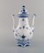 Blue Fluted Full Lace Coffee Pot in Porcelain from Royal Copenhagen 6
