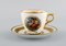 Porcelain Coffee Cups with Saucers with Romantic Scenes from Royal Copenhagen, Set of 12 3