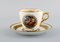 Porzellan Kaffeetassen mit Untertassen mit romantischen Szenen von Royal Copenhagen, 12er Set 3