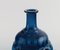Mouth Blown Glass Blue Vase by Bertil Vallien for Boda Åfors, 1970s, Image 3