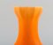 Glazed Bright Orange Vase from Rörstrand, Image 6