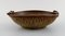 Glazed Ceramic Bowl Decorated with Foliage by Arne Bang, Denmark, 1940s, Image 2