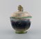 Glazed Ceramic Lidded Jar with a Monkey by Knud Kyhn for Kähler 2