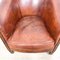 Club chair vintage in pelle di pecora, Immagine 14