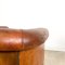Club chair vintage in pelle di pecora, Immagine 6