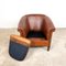 Club chair vintage in pelle di pecora, Immagine 18