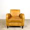 Vintage Light Brown Sheep Leather Armchair 1
