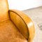 Vintage Light Brown Sheep Leather Armchair 9
