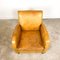 Vintage Light Brown Sheep Leather Armchair 6