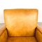 Vintage Light Brown Sheep Leather Armchair 7