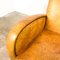 Vintage Light Brown Sheep Leather Armchair 10