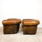 Large Vintage Club Chairs by Nico Van Oirschot in Sheep Leather, Set of 2, Image 9
