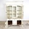 Vintage White Painted Kitchen Display Cabinet 16