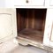 Vintage White Painted Kitchen Display Cabinet 20
