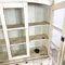 Vintage White Painted Kitchen Display Cabinet 18