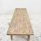 Grande Table Basse Antique en Orme Rustique 3