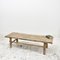 Large Antique Rustic Elm Coffee Table 2