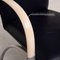 Blue Cream Leather Dining Chairs by Rolf Benz, Set of 8 5